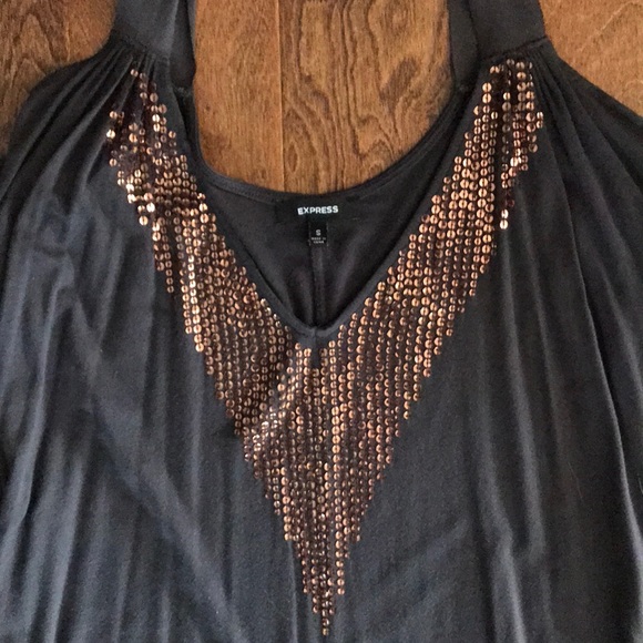 Express Loose Fitting Tank Dress - Picture 2 of 4